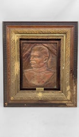 Joseph Stalin Bronze Relief Plaque