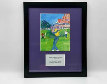Arnold Palmer Golf Art Print