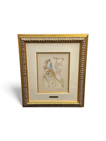 Salvador Dali, The Solid Curbstones, Wood Engraving