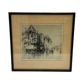 British artist Sydney Mackenzie Litten (1887-1934).