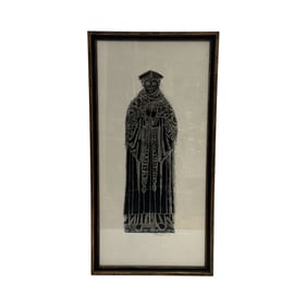 Framed Print of a Monk