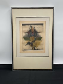 Abstract Geometric Composition  by Tuvia Beeri(Czechoslovakia, 1929-2022)