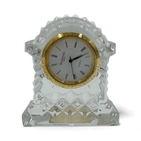 Small Waterford Crystal Mantle Clock