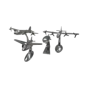 Four Airplane Models, Metal