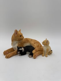 Lenox "Cuddly Cuddle" Cat Figurine