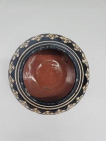 Small Decorative Bowl, Geometric Design