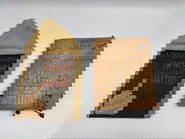 Raison et Nature 1932 book of lithographs by Joaquín Torres-García (Uruguay, 1874-1949)