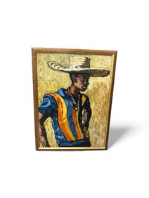 M. Anthony Lester (British, 1930–1986) – “Jamaican Boy,?? 1965, Oil on Board