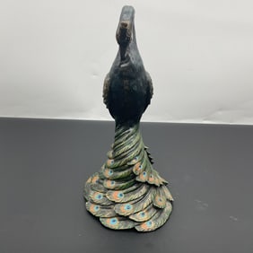 Resin Peacock Statue