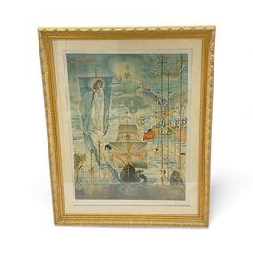 The Dream of Columbus by Salvador Dali 243/300 Serigraph
