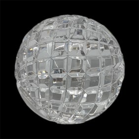 Cut Crystal Faceted Sphere