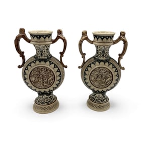 Pair of Westerwald Stoneware Jugs