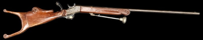 Custom-Made Rifle with custom Wooden Stock