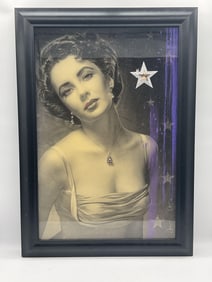 "Liz Taylor Hollywood Metal" by Adam Scott Rote (American) Mixed Media