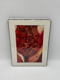 John Udvardy (Collaboration with Jennifer Phillips) “Boa Constrictor with Artist’s Hand and