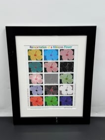 Gina Lloyd “Reincarnation of a Hibiscus Flower?? Signed Giclée Print, 2010, 16 x 13 in., Art &