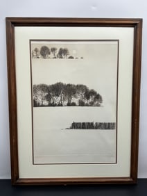 Richard Volpe “Termina,?? 1972 Signed Intaglio Print, Edition 69/100 with COA