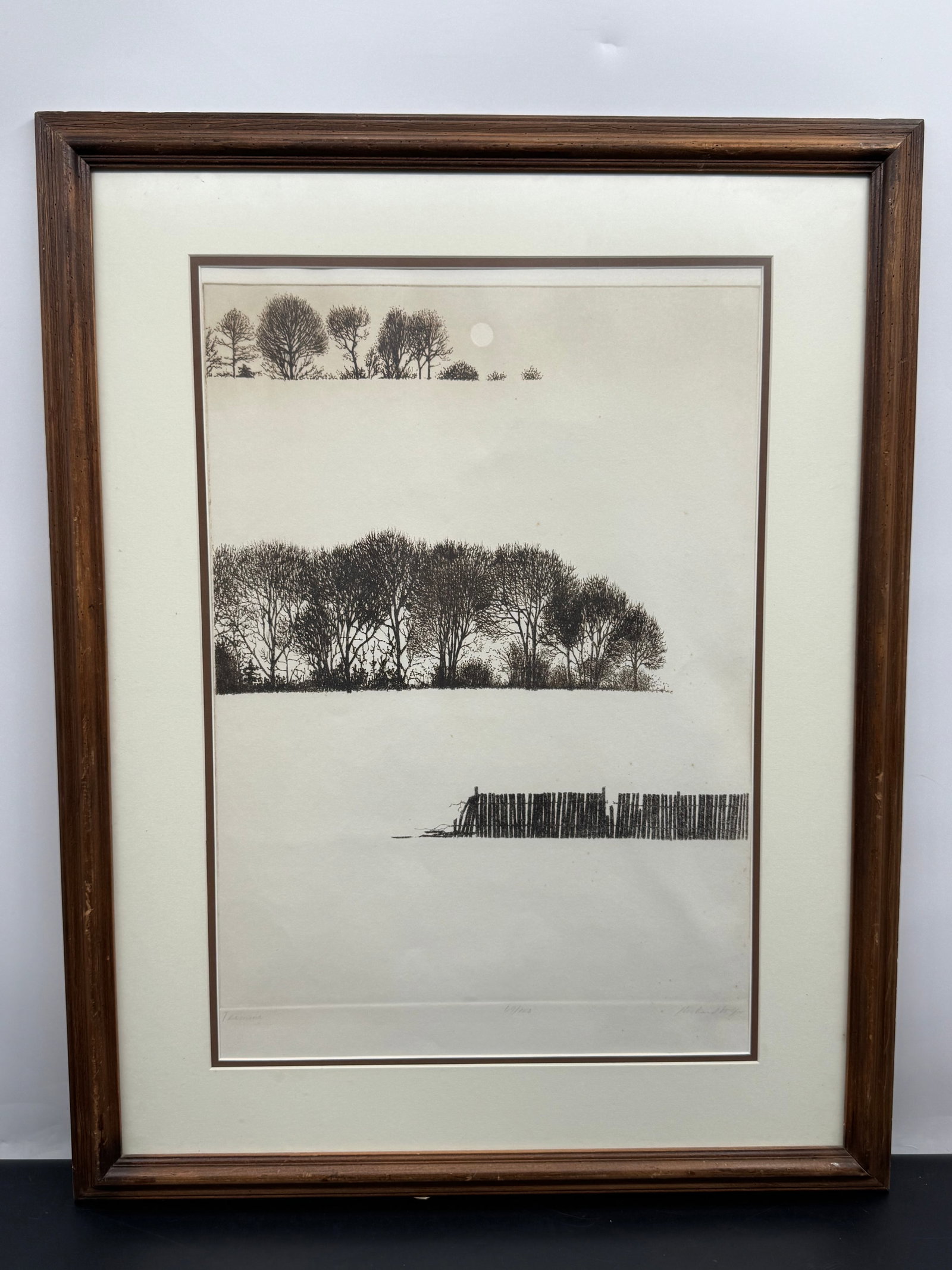 Richard Volpe “Termina,?? 1972 Signed Intaglio Print, Edition 69/100 with COA (1 of 6)