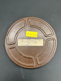 Vintage 7" Film Reel - NASA Saturn V Launch & Moonwalk by Ginny LLoyd