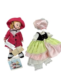 Vintage Little Red Riding Hood Doll with Box and Extra Outfit