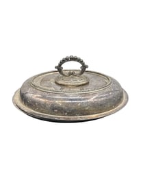 Silver Plated Covered Serving Dish