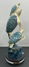 Bronze turtles