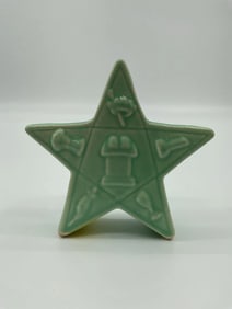 Freemason Eastern Star Ceramic Planter