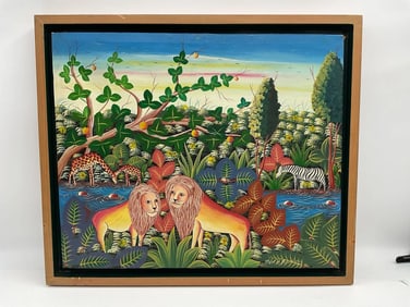 Jungle Safari with Lions by Robert Belot Jr., 1993