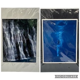Gary Love 'Beautifully Broken' Waterfall Photograph &Underwater photography print