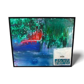 Abstract Painting: Letters From Immigration