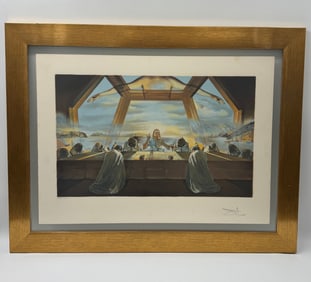 "The Sacrament of the Last Supper" by Salvador Dali (Spain, 1904-1989) Etching