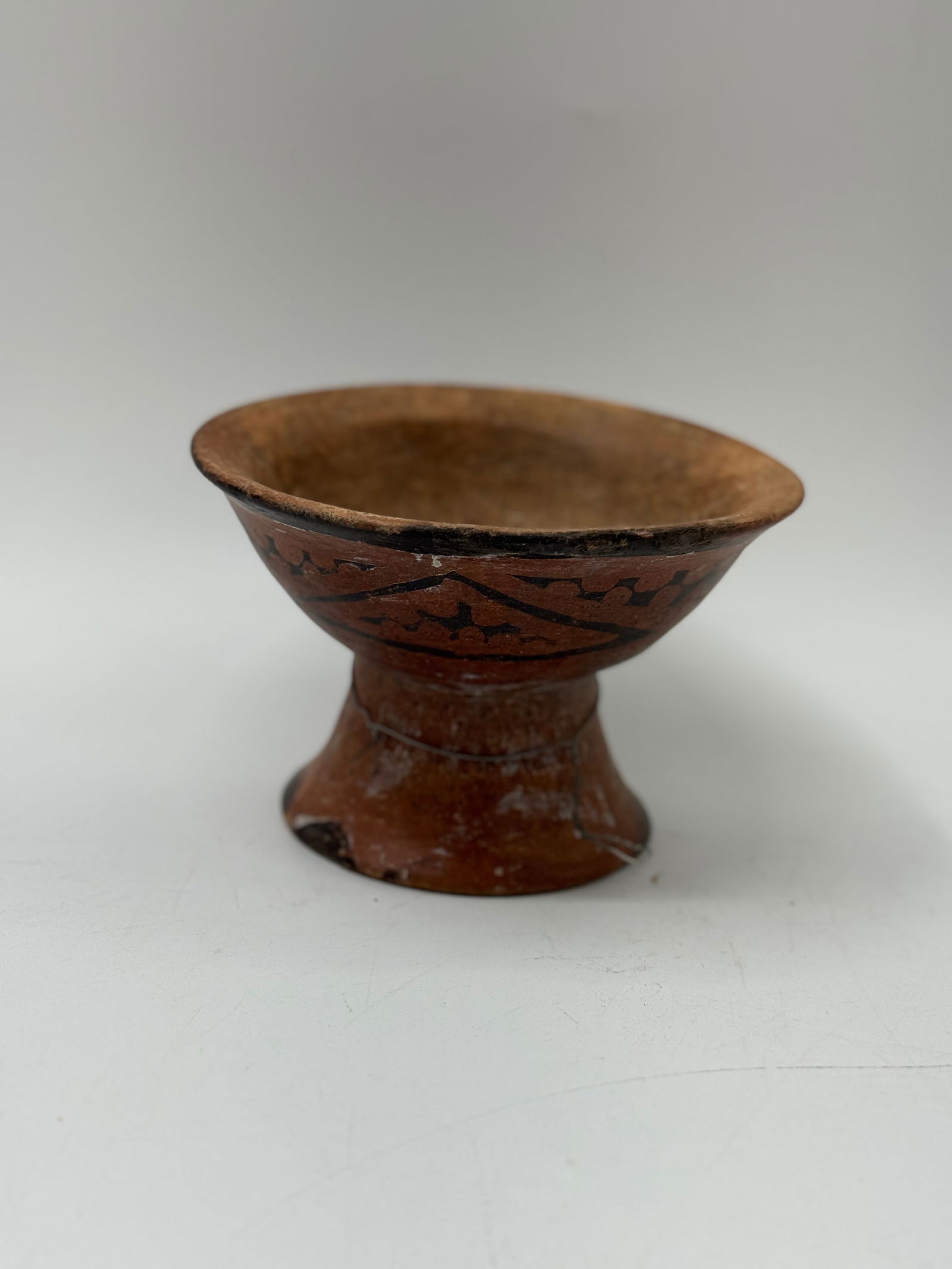 Pre-Columbian Nariño or Carchi culture pedestal bowl (1 of 4)