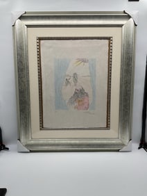 "Thalie" by Salvador Dalí (Spain, 1904-1989) Lithograph w/ Papers