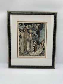 The Fitting Room by Miriam Dauber (Israeli, b.1946) Serigraph