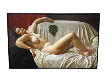 Heriberto Cogollo (Colombian, b.1945) Oil on Canvas