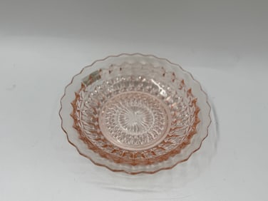 Pink Depression Glass Bowl
