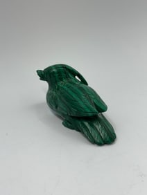 Malachite Bird Carving