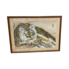 Antique Chinese ink wash by Enied Chien