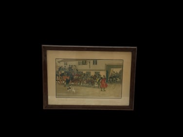 “The Pickwickians on the Road to Dingley Dell?? – Vintage Dickens Illustration Print