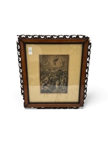 The Transfiguration Antique Victorian Etching
