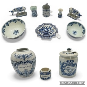 Delft Blue and White Ceramic Collection