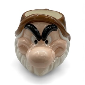 Disney Snow White Dwarf Mugs - Grumpy & Dopey