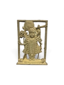 Brass Shrinathji Hindu statue
