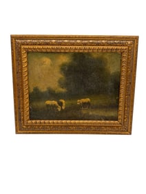 19th Century European Barbizon style Oil Painting