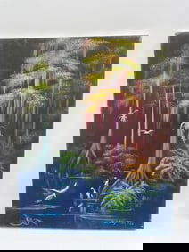 G. Stegeman, Cypress Swamp, Oil on Canvas, 1980