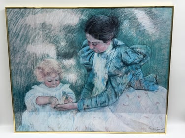After Mary Cassatt, Mother and Child Print