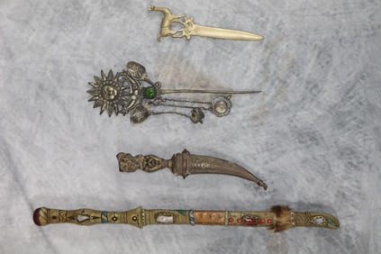 Set of 4 Daggers and Letter openers