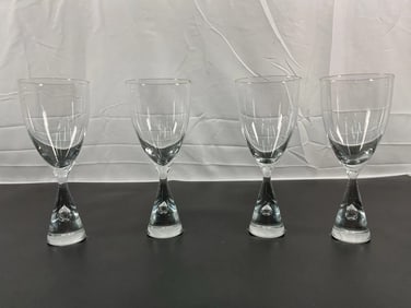 Holmegaard Princess Schnapps/Wine Glasses by Bent O. Severin (Set of 4) - Danish
