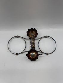 Vintage Silver Plated Wine Bottle Holder