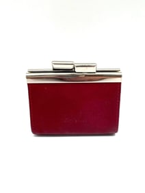 Oroton Red Leather Coin Purse